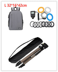 HKM-745299 Portable Mobile Bluetooth Tripod for iPhone, 1.3M Aluminum Alloy Live Broadcast Stand with Phone Holder