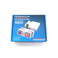 HKM-745427 Mini Retro 8-bit Game Console with Dual Controllers and AV Cable, Perfect for Nostalgic Gaming Fun