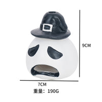 HKM-745683 Ceramic Halloween Scream Whistle - Ocarina with Grim Animal Design