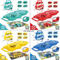 HKM-745811 Clockwork Car DIY Puzzle Track Toy Set for Kids Ages 2-7, Educational Assembly Game