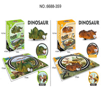 HKM-745811 Clockwork Car DIY Puzzle Track Toy Set for Kids Ages 2-7, Educational Assembly Game