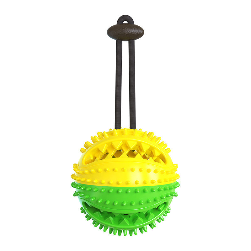 HKM-746003 Dog Toy Corn Molar Stick with Suction Cup and Sound Feature for Dental Health