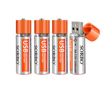 HKM-746067 USB Rechargeable Battery 1200mAh with Fast Charging 1-2 Hours and Long Life