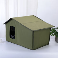 HKM-746067 Waterproof Removable Cat Nest for All Seasons - Gray, Green, Camouflage, Black