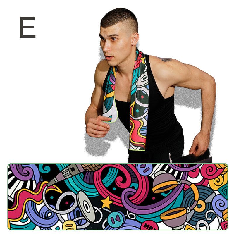 HKM-746131 Cooling Sports Towel for Gym, Running, and Outdoor Activities - Quick Dry, UV Resistant, Moisture Absorbing