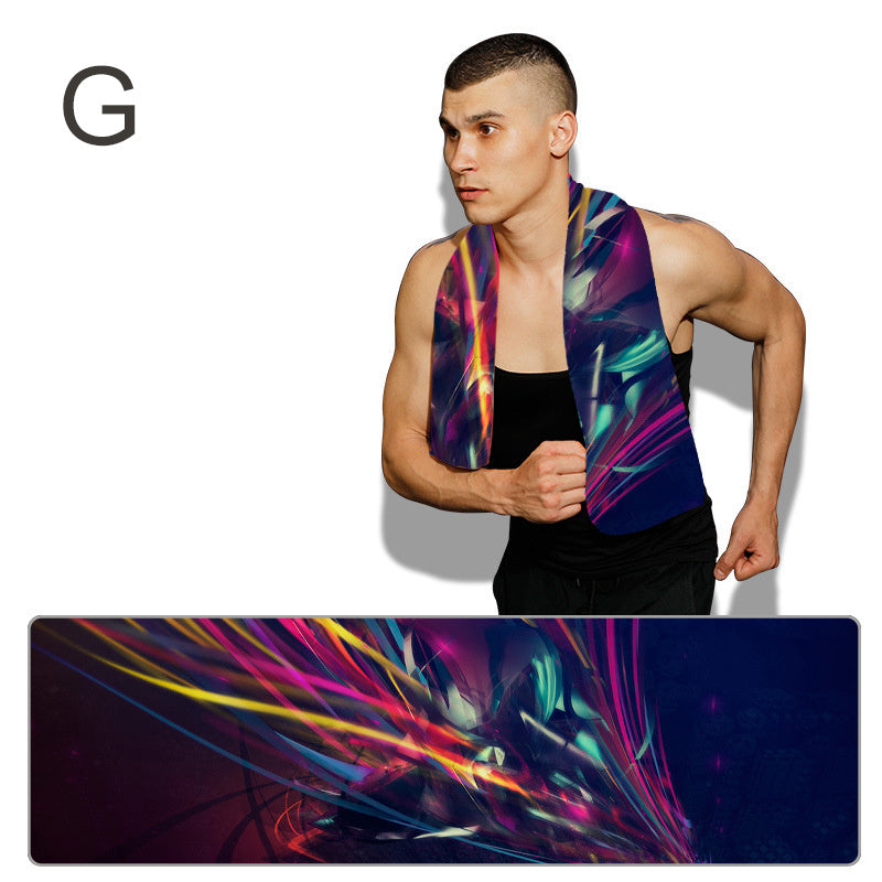 HKM-746131 Cooling Sports Towel for Gym, Running, and Outdoor Activities - Quick Dry, UV Resistant, Moisture Absorbing