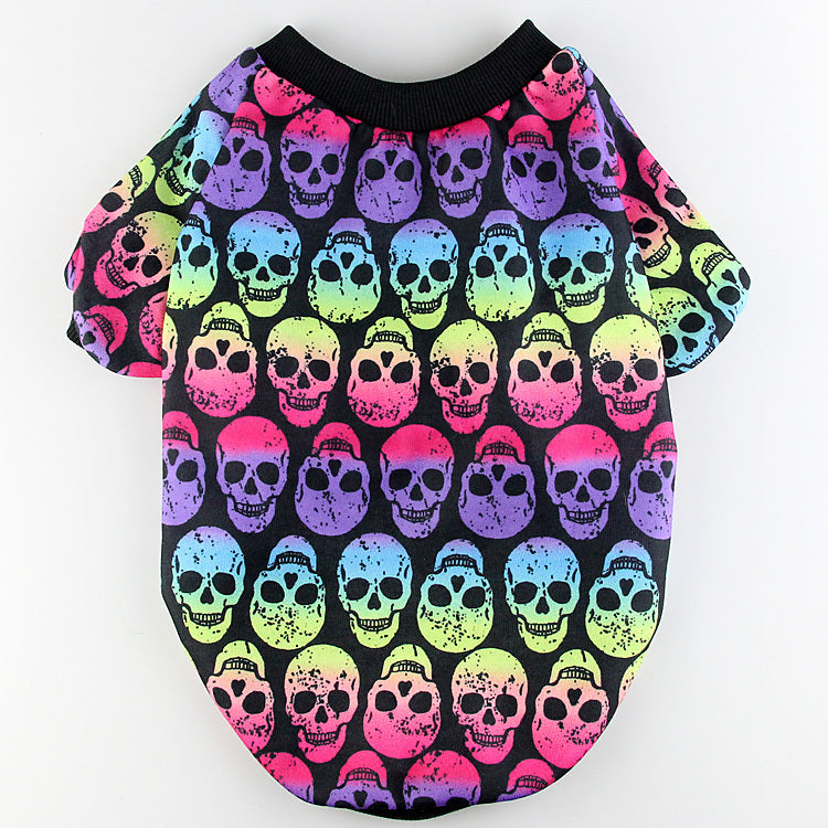 HKM-746323 Casual Pet Clothes for Bichon, Pomeranian & Schnauzer - Short Sleeve & Vest Options
