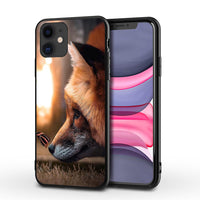 HKM-746963 Tiger Design Protective TPU Phone Case for iPhone Models 5.6 Animals