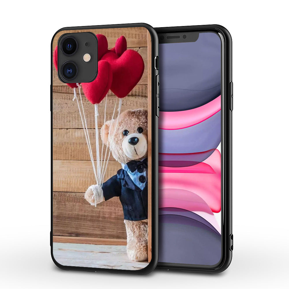 HKM-746963 Tiger Design Protective TPU Phone Case for iPhone Models 5.6 Animals