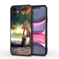 HKM-746963 Tiger Design Protective TPU Phone Case for iPhone Models 5.6 Animals