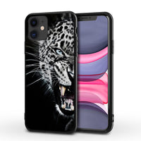 HKM-746963 Tiger Design Protective TPU Phone Case for iPhone Models 5.6 Animals