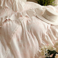 HKM-747027 Gentle Crinkled Cotton Four-Piece Duvet Set for 1.5m, 1.8m, and 2.0m Beds