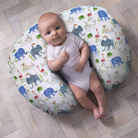 HKM-747027 Multifunctional Baby U-Shape Nursing Pillowcase in Removable Print Design