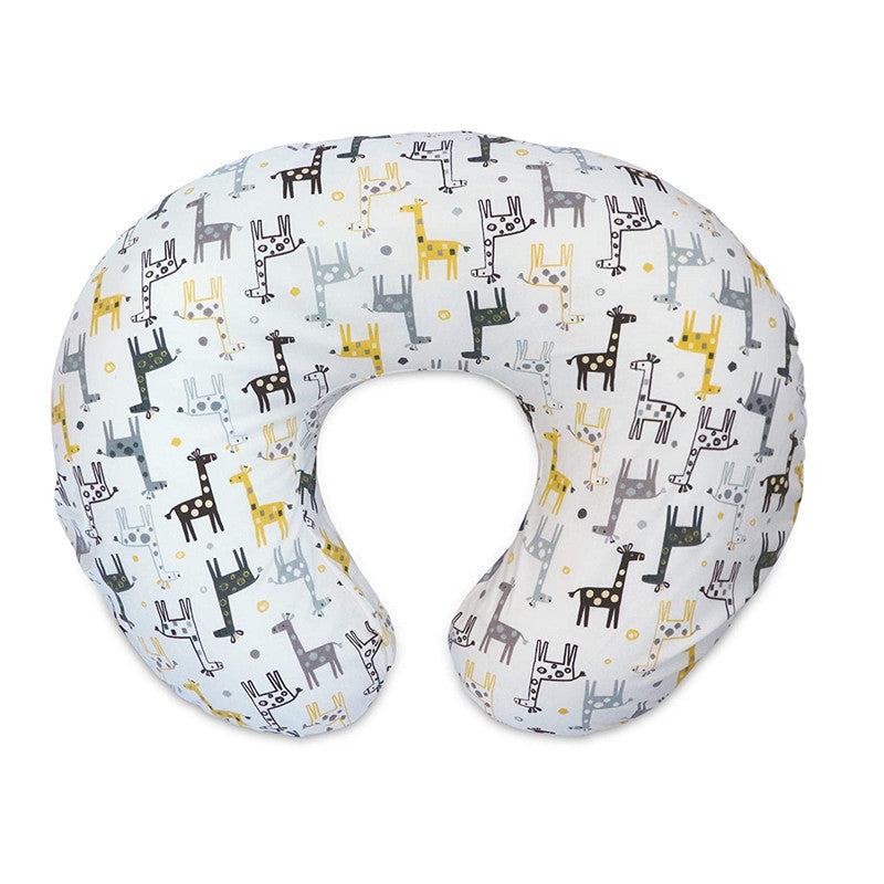 HKM-747027 Multifunctional Baby U-Shape Nursing Pillowcase in Removable Print Design