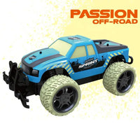 HKM-747283 1/18 PVC Remote Control Racing Car, 4CH High Speed Off-Road Drifting Vehicle for Kids