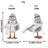 HKM-747475 Luminous Cartoon Bird Ornaments for Christmas Table Decoration - Multiple Styles Available