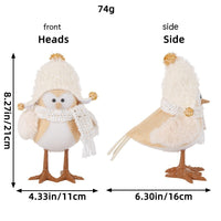 HKM-747475 Luminous Cartoon Bird Ornaments for Christmas Table Decoration - Multiple Styles Available