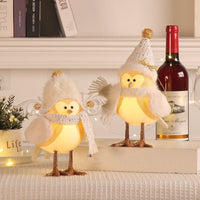 HKM-747475 Luminous Cartoon Bird Ornaments for Christmas Table Decoration - Multiple Styles Available