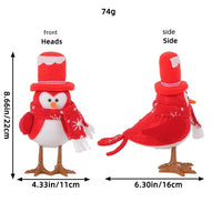 HKM-747475 Luminous Cartoon Bird Ornaments for Christmas Table Decoration - Multiple Styles Available