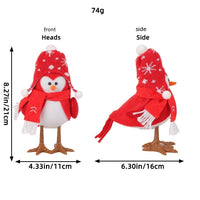HKM-747475 Luminous Cartoon Bird Ornaments for Christmas Table Decoration - Multiple Styles Available