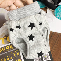 HKM-747539 Cute Princess Design Physiological Pants for Dogs - Available in Yellow and Gray, Sizes XS-XL