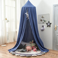 HKM-747667 Hanging Dome Mosquito Net for Baby Cot - Easy Installation, High-Density Polyester Fabric