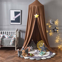 HKM-747667 Hanging Dome Mosquito Net for Baby Cot - Easy Installation, High-Density Polyester Fabric