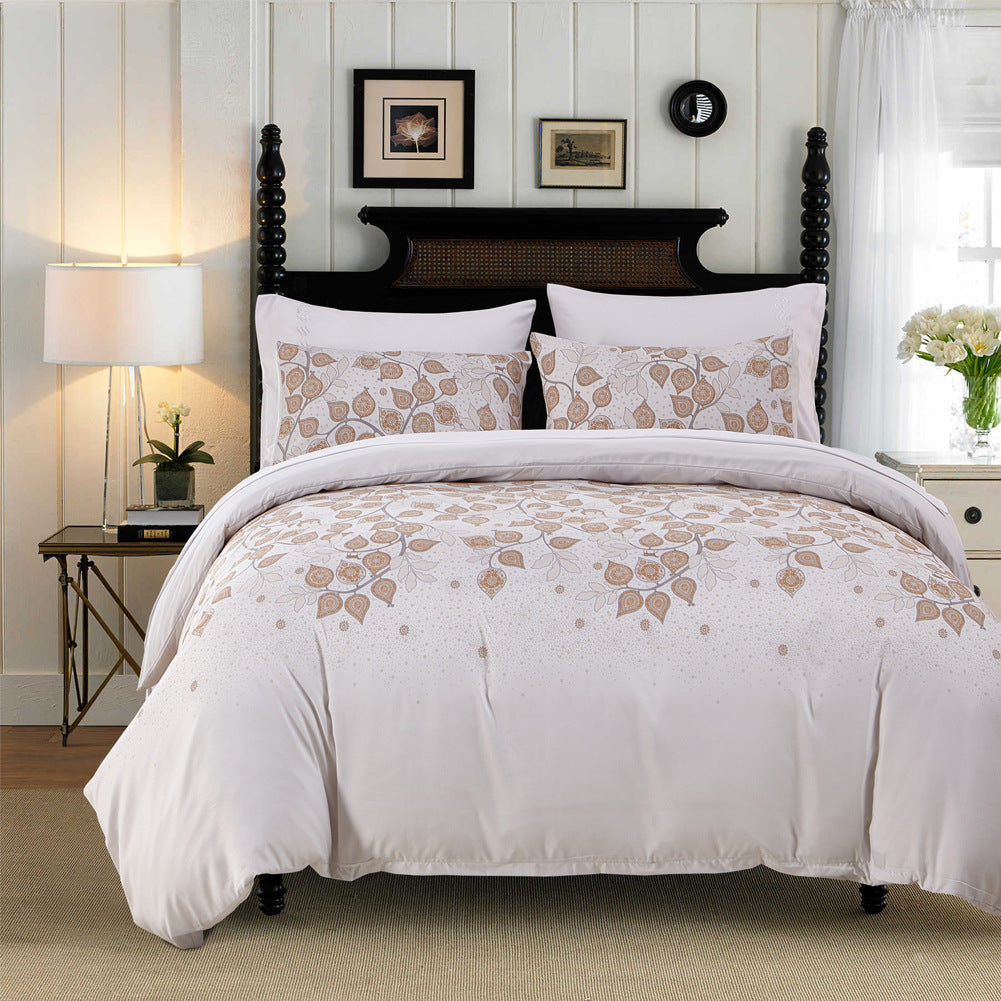 HKM-747859 Tencel Bed Linen Set with Pillowcases - Twin, Queen, King Sizes Available