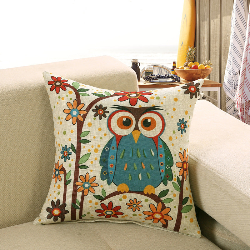 HKM-748243 Cartoon/Anime Printed Cushion Cover - 40x40cm, 45x45cm, 50x50cm Options
