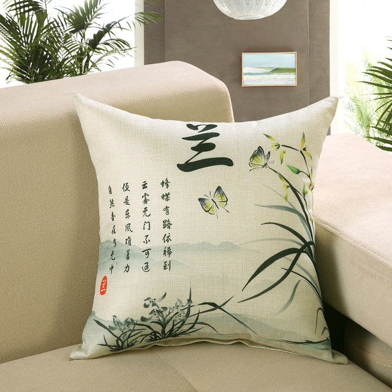 HKM-748243 Cartoon/Anime Printed Cushion Cover - 40x40cm, 45x45cm, 50x50cm Options
