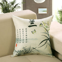 HKM-748243 Cartoon/Anime Printed Cushion Cover - 40x40cm, 45x45cm, 50x50cm Options
