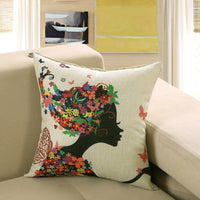 HKM-748243 Cartoon/Anime Printed Cushion Cover - 40x40cm, 45x45cm, 50x50cm Options