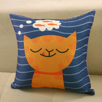HKM-748243 Cartoon/Anime Printed Cushion Cover - 40x40cm, 45x45cm, 50x50cm Options