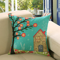 HKM-748243 Cartoon/Anime Printed Cushion Cover - 40x40cm, 45x45cm, 50x50cm Options