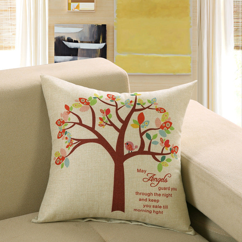 HKM-748243 Cartoon/Anime Printed Cushion Cover - 40x40cm, 45x45cm, 50x50cm Options