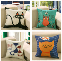 HKM-748243 Cartoon/Anime Printed Cushion Cover - 40x40cm, 45x45cm, 50x50cm Options