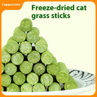 HKM-748307 Freeze-Dried Cat Grass Chicken Stick - Molar Rods for Hairball Control, 10/30/50/120pcs Variety Packs