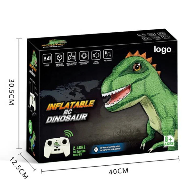 HKM-748435 Large Inflatable Remote Control Dinosaur Toy for Indoor and Outdoor Fun