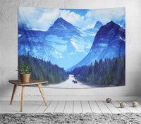 HKM-748563 Fashion Polyester Tapestry Wall Hanging - Multiple Sizes Available