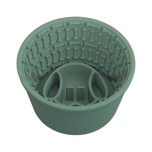 HKM-748627 Soft And Durable Silicone Dog Food Bowl Multi-purpose Design