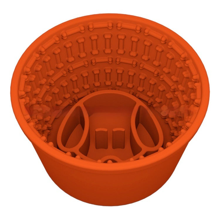 HKM-748627 Soft And Durable Silicone Dog Food Bowl Multi-purpose Design