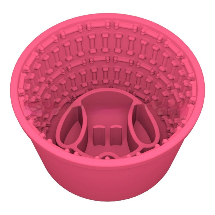 HKM-748627 Soft And Durable Silicone Dog Food Bowl Multi-purpose Design