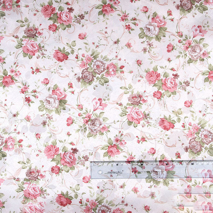 HKM-748691 Floral Jacquard Polyester Printed Fabric for Home Textiles and Decor