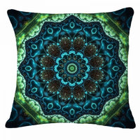 HKM-748691 Mandala Printed Velvet Cushion Cover for Cozy Home Décor