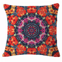HKM-748691 Mandala Printed Velvet Cushion Cover for Cozy Home Décor