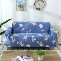 HKM-748819 Animated Cartoon Sofa Cover for Three-Seat Sofas (90-140cm) - Simple Modern Style