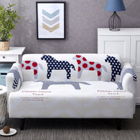 HKM-748819 Animated Cartoon Sofa Cover for Three-Seat Sofas (90-140cm) - Simple Modern Style