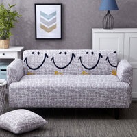 HKM-748819 Animated Cartoon Sofa Cover for Three-Seat Sofas (90-140cm) - Simple Modern Style