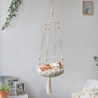 HKM-748819 Woven Cotton Rope Hanging Cat Litter Basket in Various Sizes