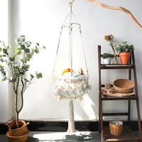 HKM-748819 Woven Cotton Rope Hanging Cat Litter Basket in Various Sizes